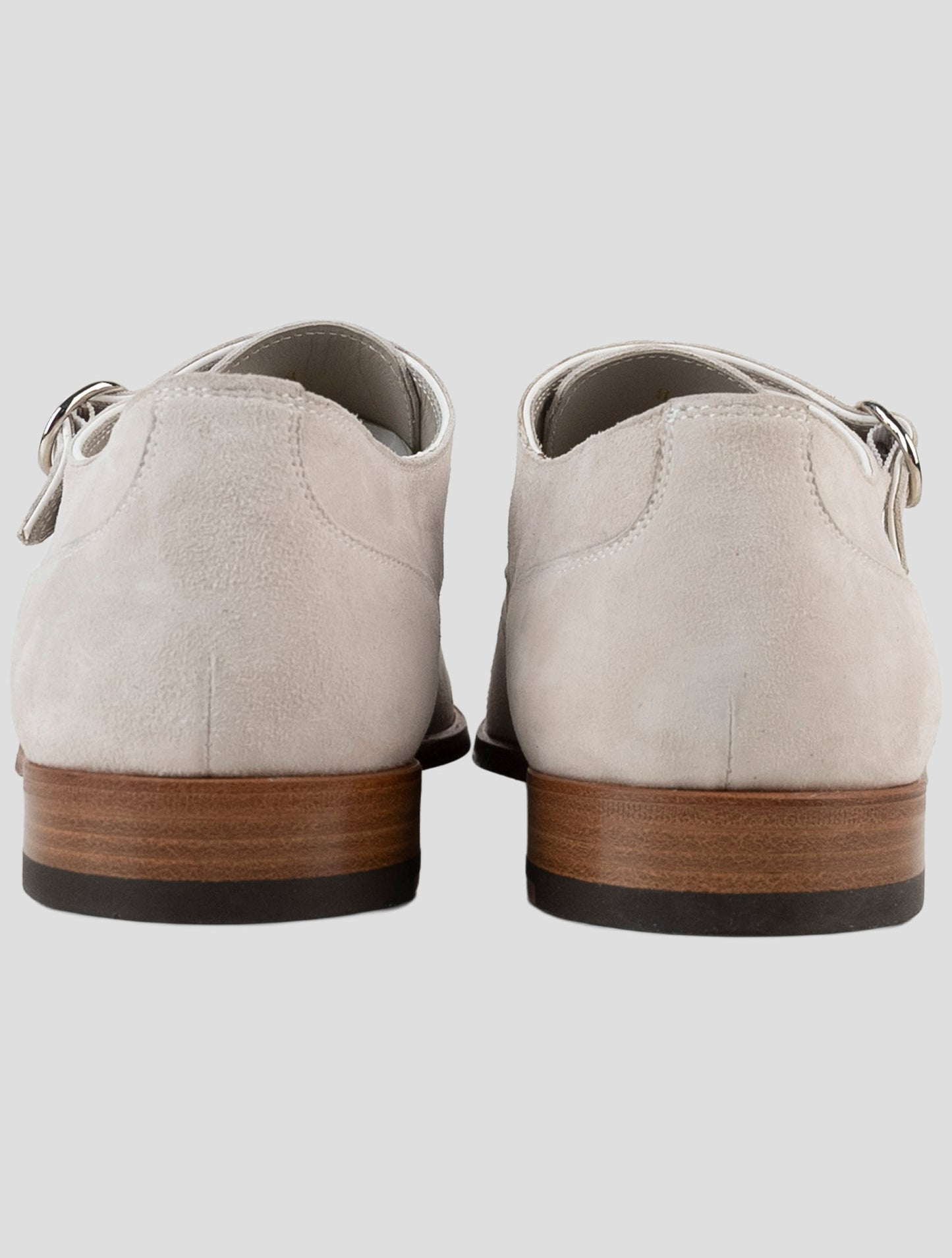Kiton Beige Leather Suede Loafers