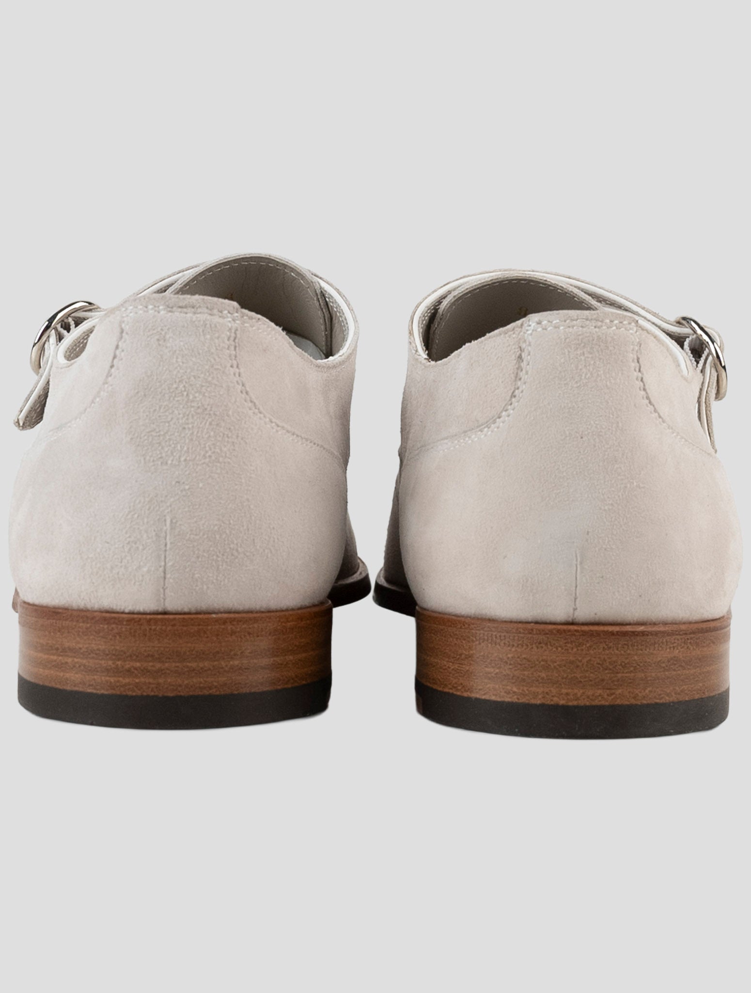 Kiton Beige Leather Suede Loafers