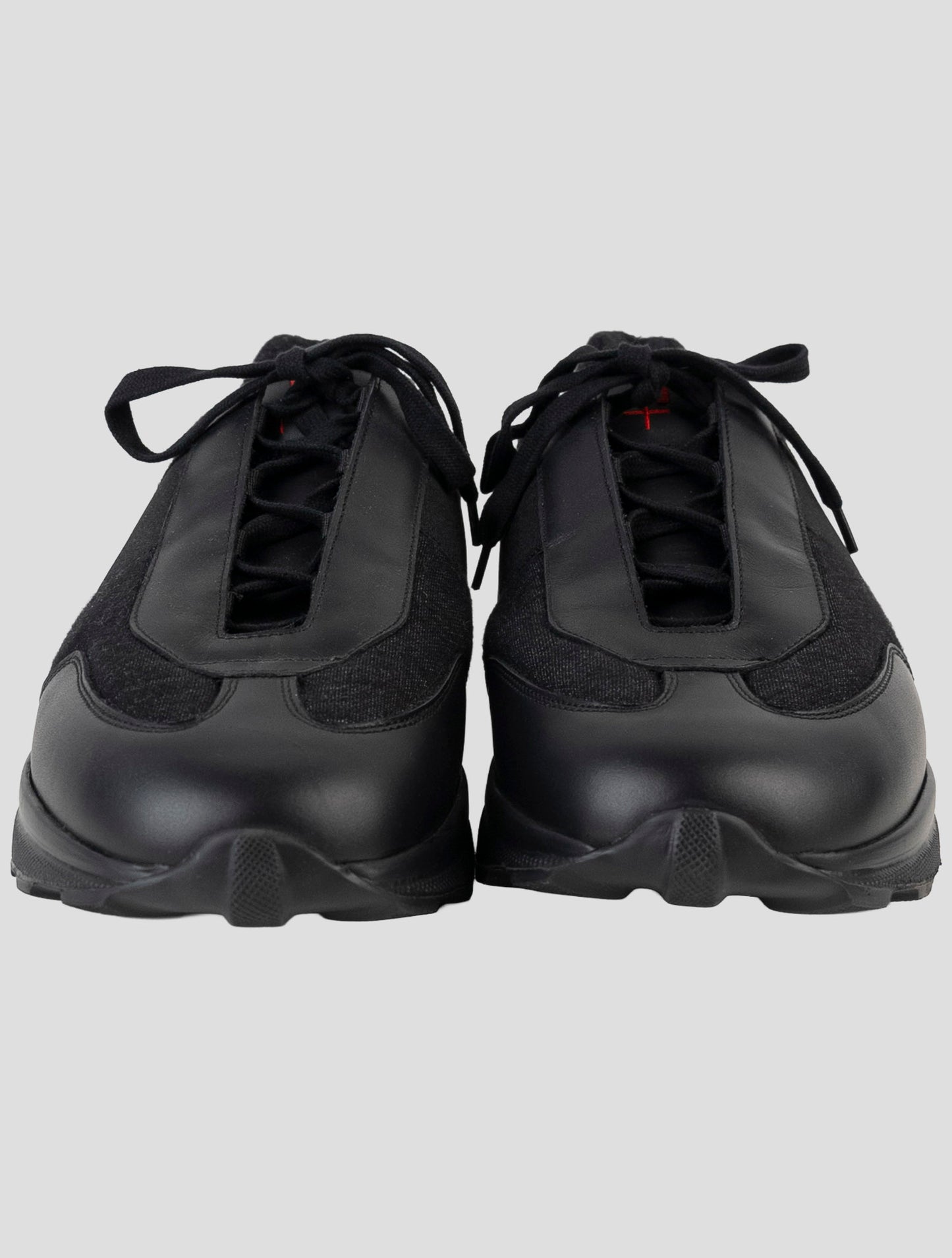 Kiton Black Cashmere Pl Sneakers