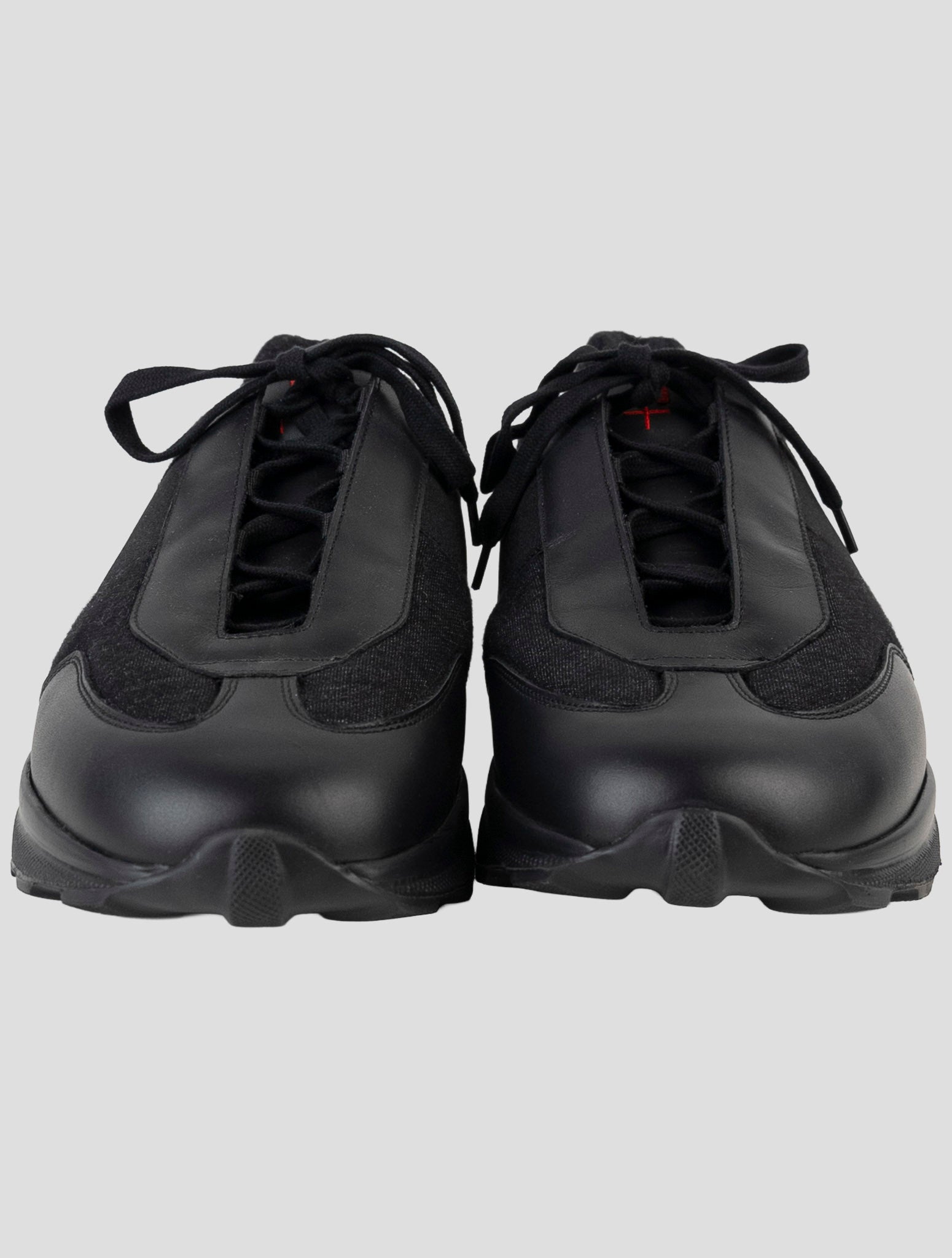 Kiton Black Cashmere Pl Sneakers
