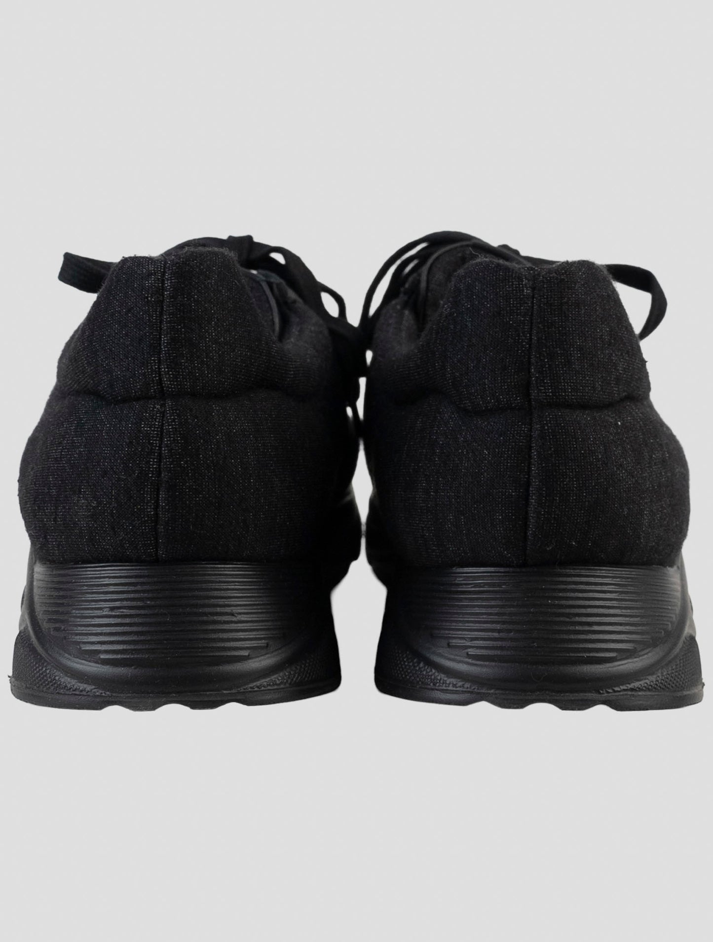 Kiton Black Cashmere Pl Sneakers