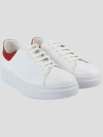 Kiton White Leather Sneakers