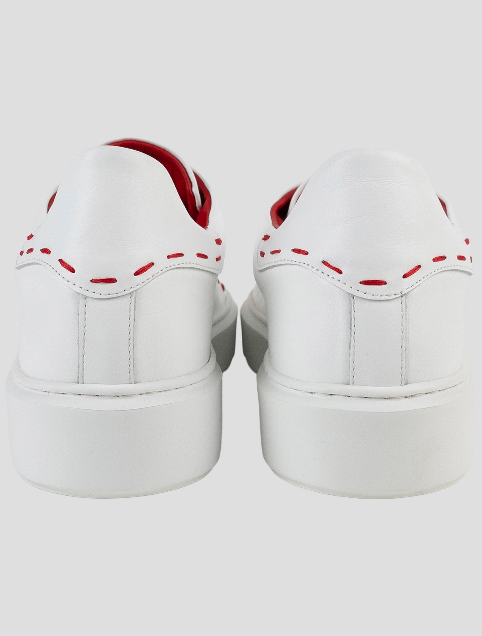 Kiton White Leather Sneakers