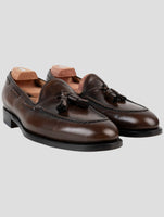 Kiton Brown Leather Loafers