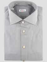 Kiton Gray Cotton Shirt