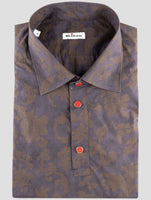 Kiton Blue Green Cotton Sweater Polo