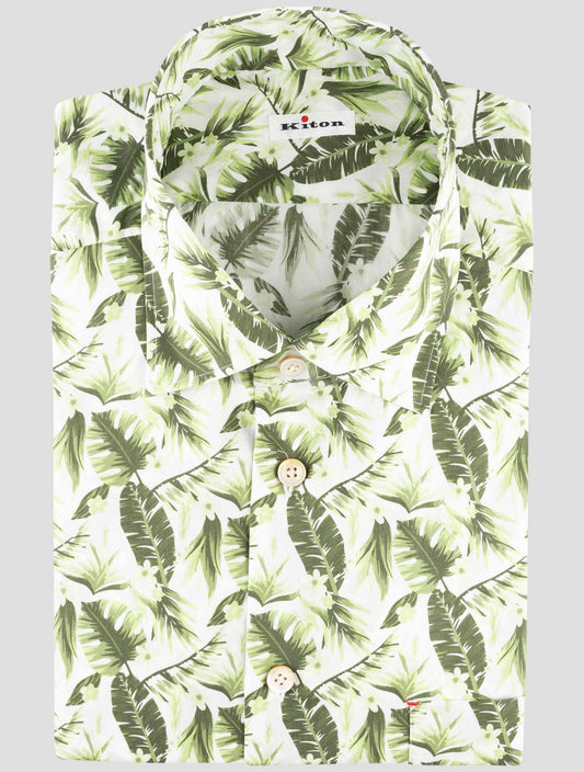 Kiton Multicolor Cotton Shirt