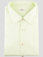 Kiton Green Linen Shirt