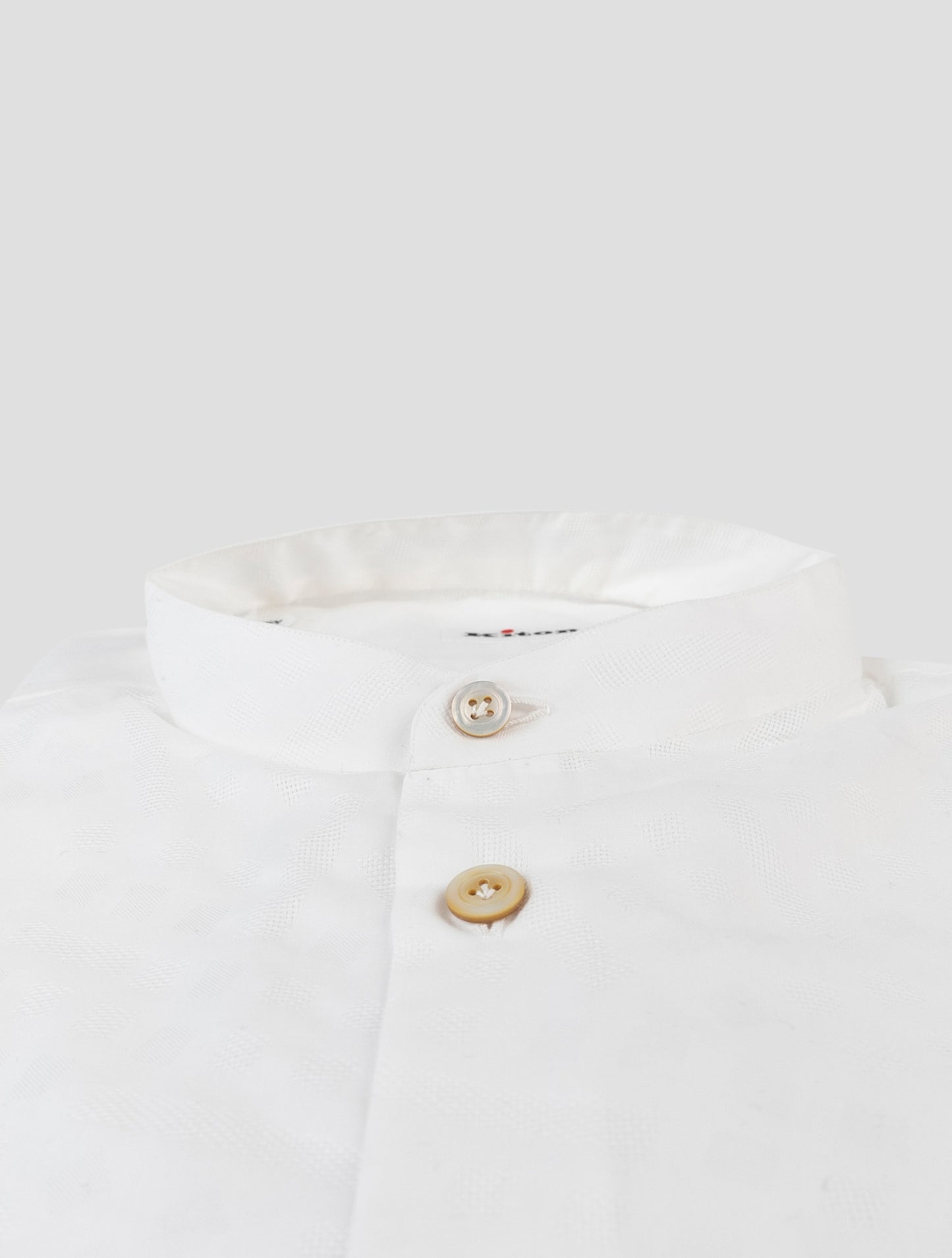 Kiton White Cotton Shirt