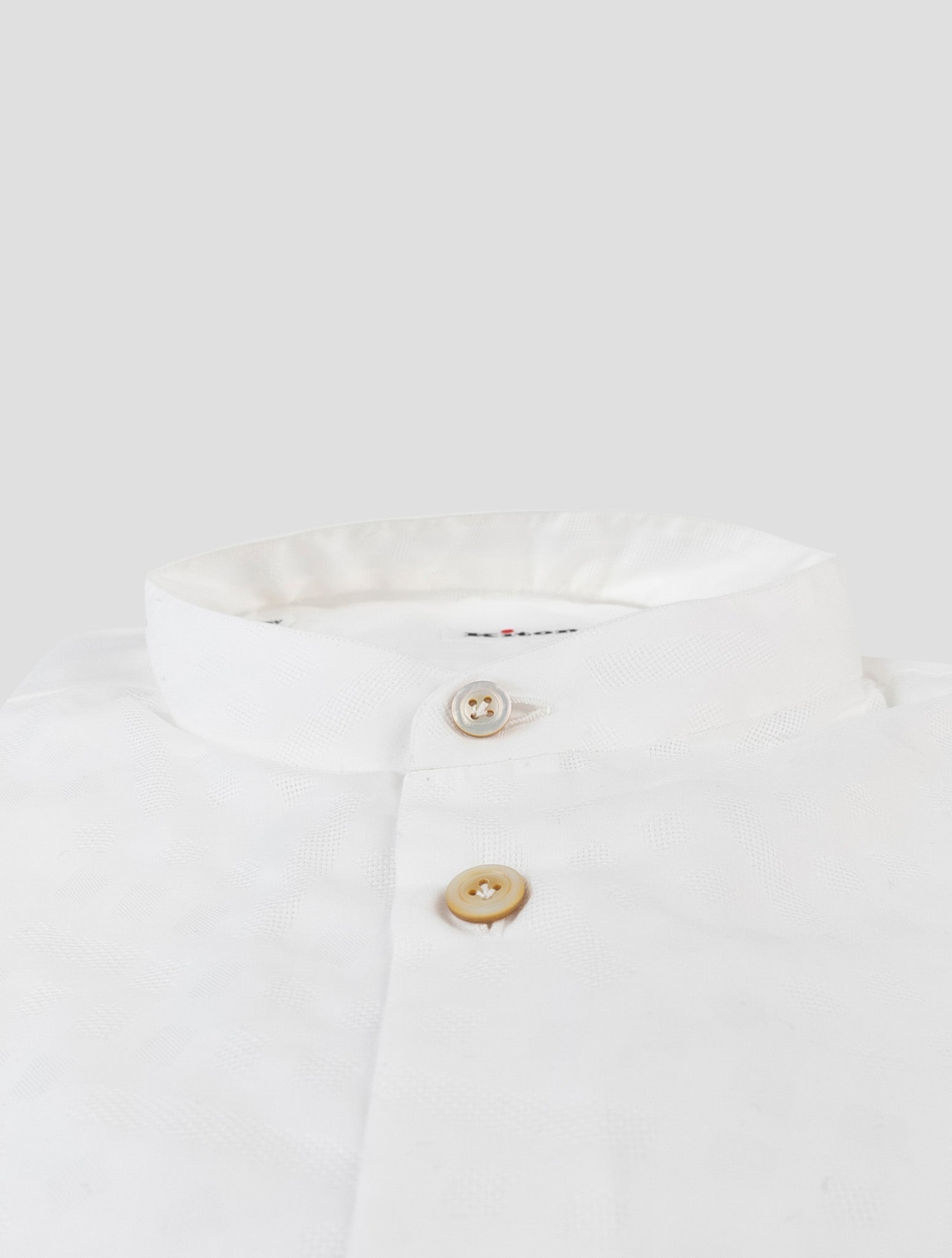 Kiton White Cotton Shirt