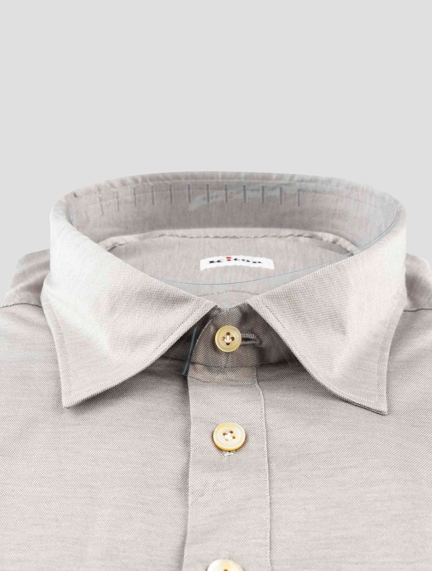 Kiton Gray Cotton Polo