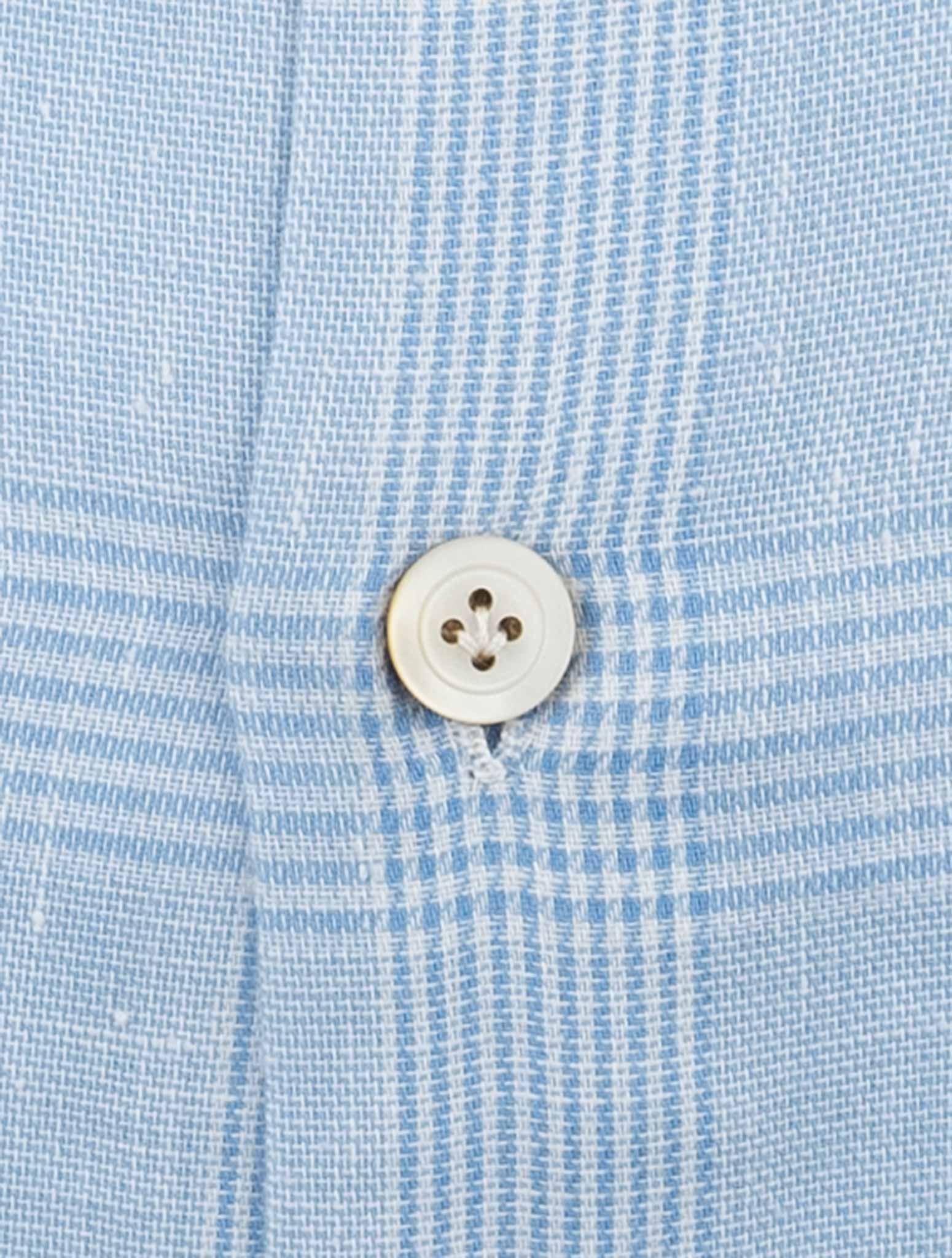 Kiton Light Blue Cotton Shirt