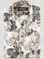 Kiton Gray Linen Shirt