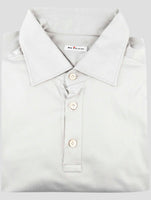 Kiton Gray Cotton Sweater Polo