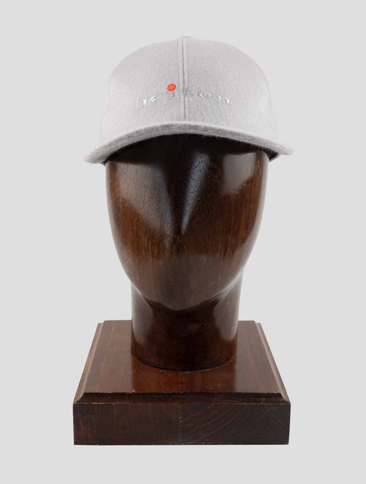 Kiton Gray Cashmere Baseball Cap