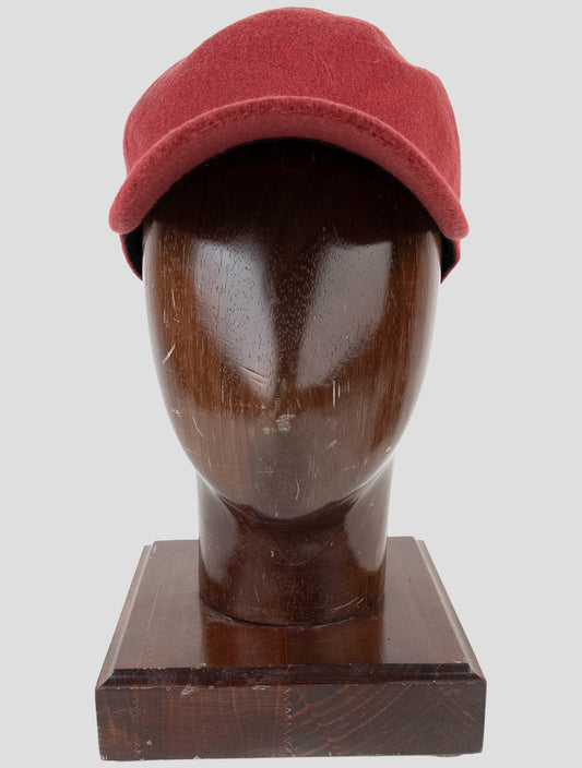 Kiton Red Cashmere Baseball Cap