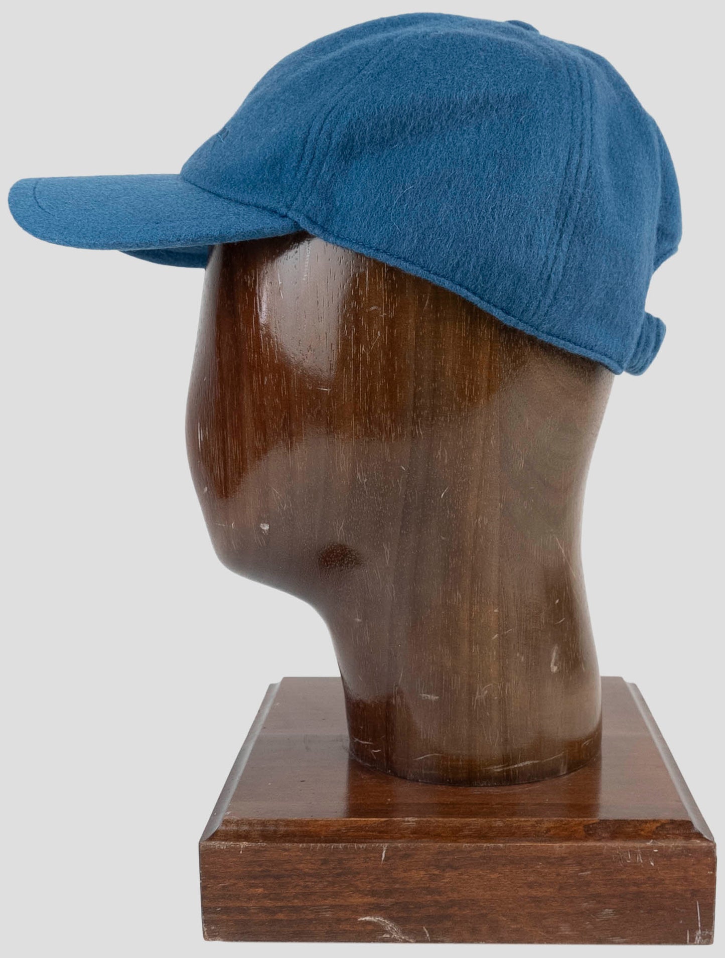 Kiton Blue Cashmere Baseball Cap