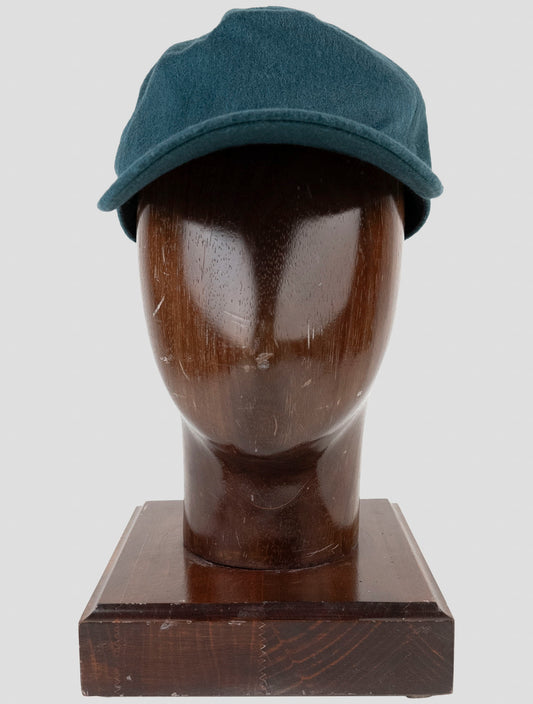 Kiton Green Cashmere Baseball Cap