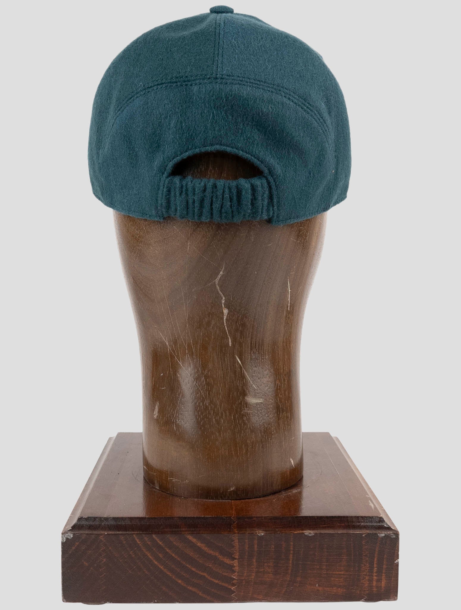 Kiton Green Cashmere Baseball Cap