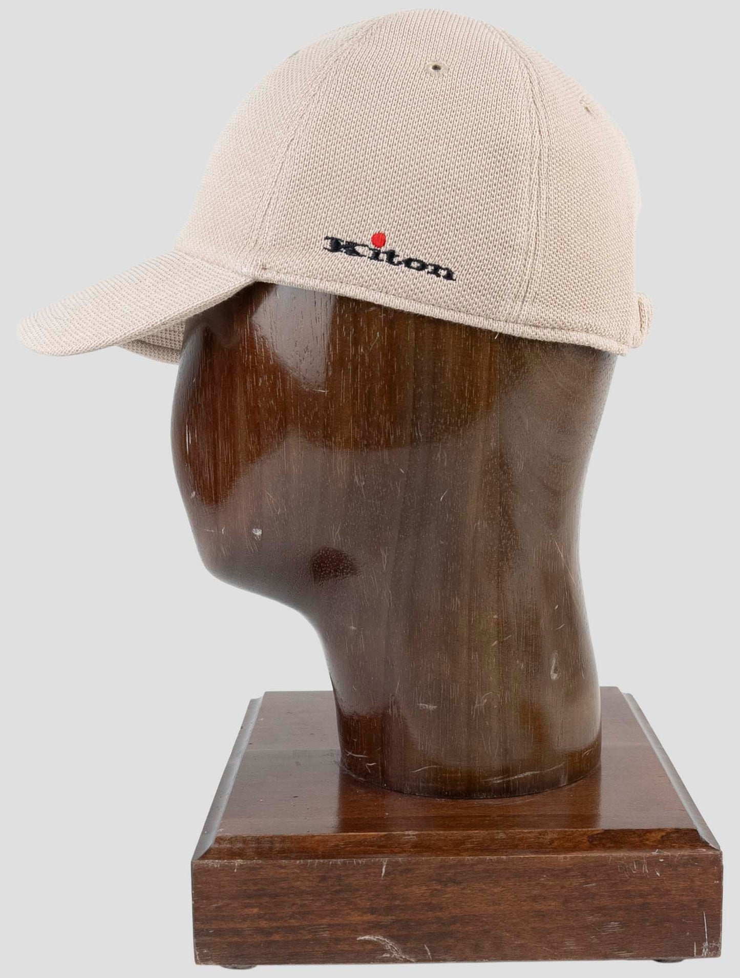 Kiton Beige Cotton Baseball Cap
