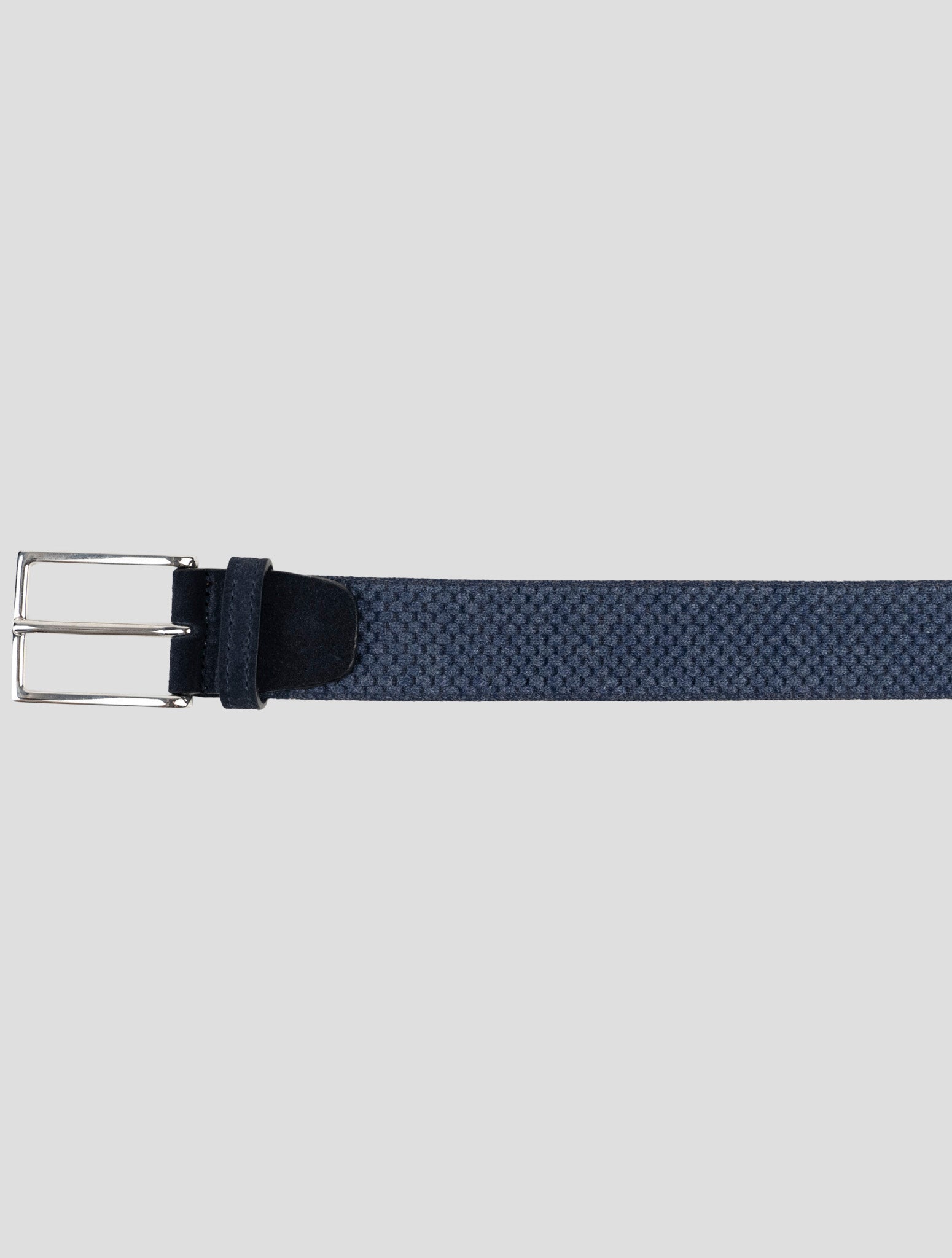Kiton Blue Pl Cashmere Belt
