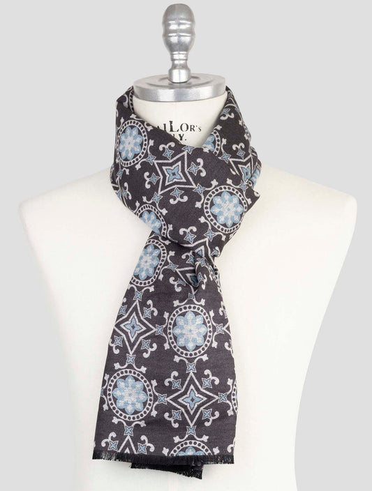 Kiton Multicolor Silk Scarf