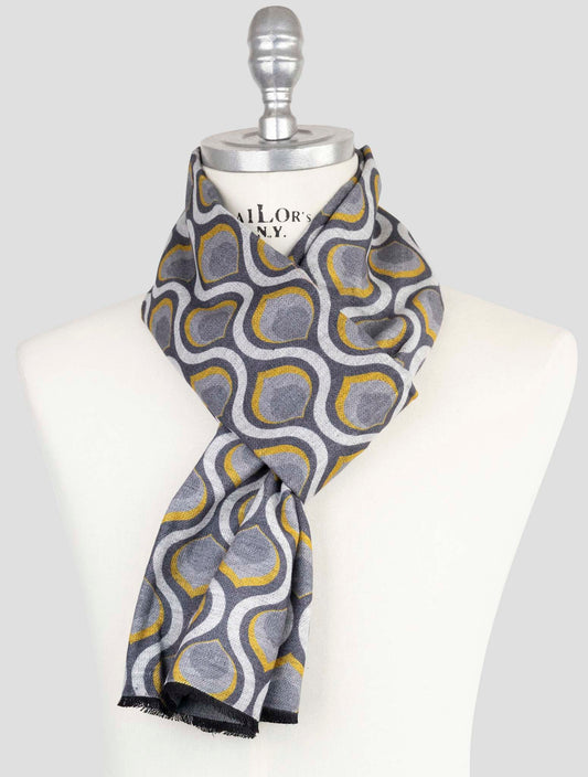 Kiton Multicolor Silk Scarf