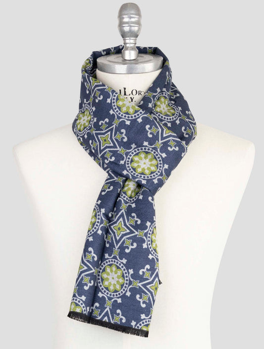 Kiton Multicolor Silk Scarf