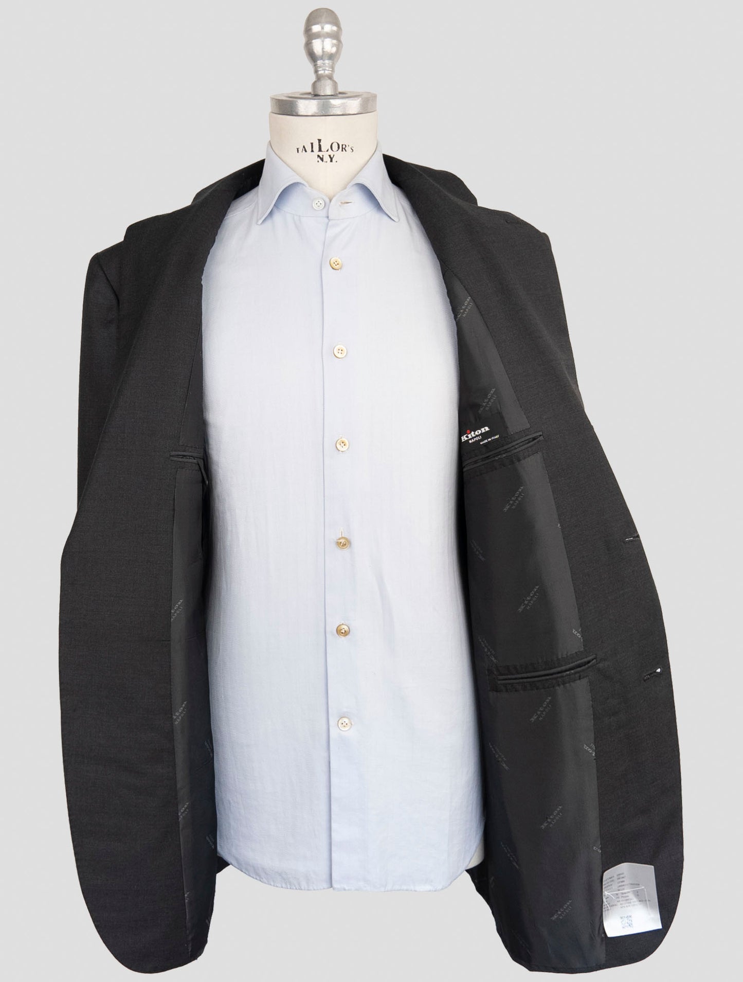 Kiton Dark Gray Wool 150's Suit