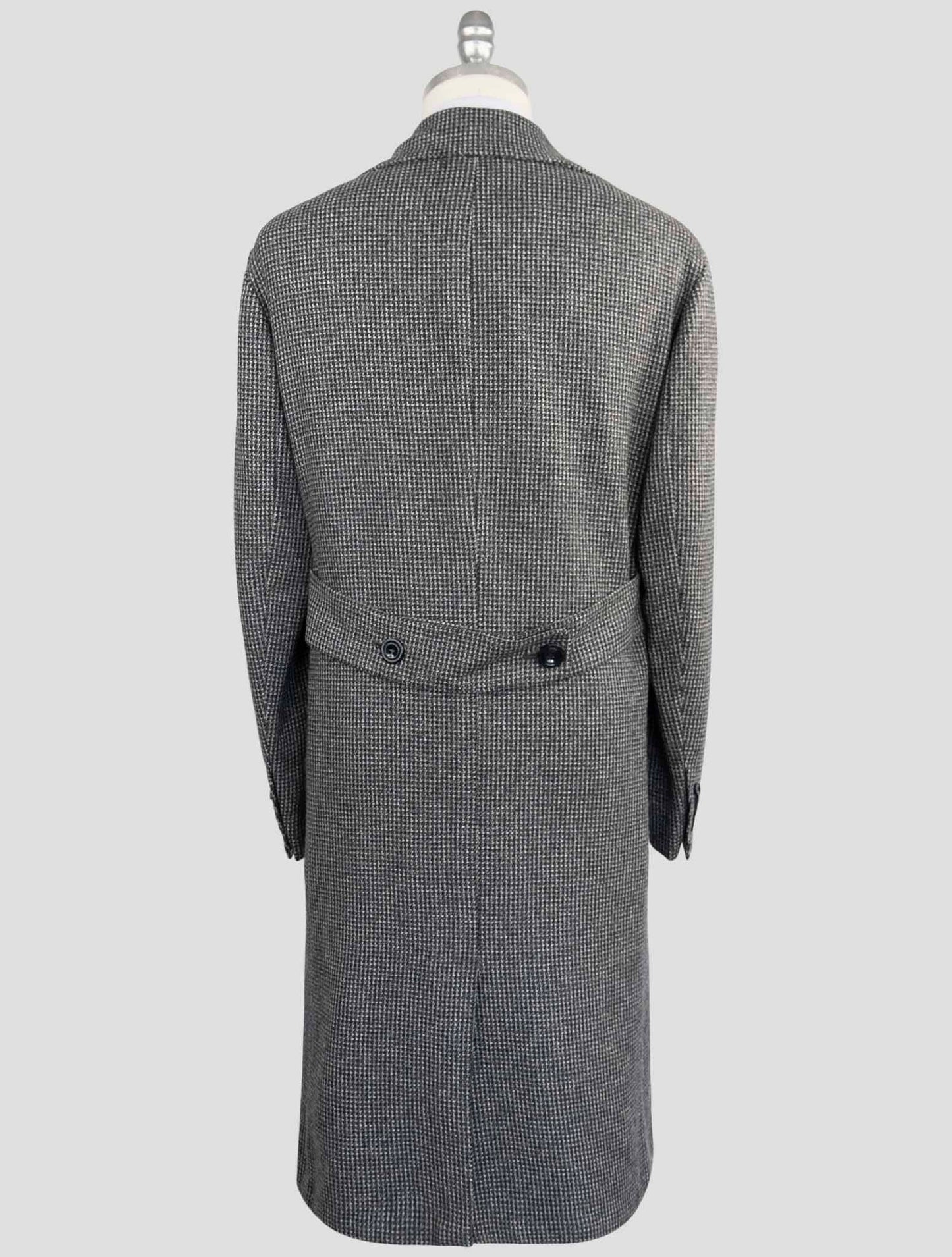 Kiton Dark Gray Cashmere Overcoat
