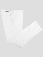 Kiton White Cotton Ea Pants