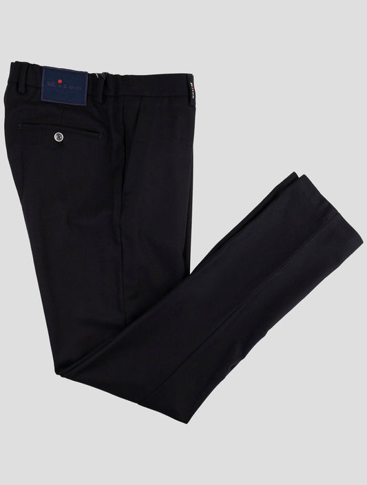 Kiton Black Wool Pants