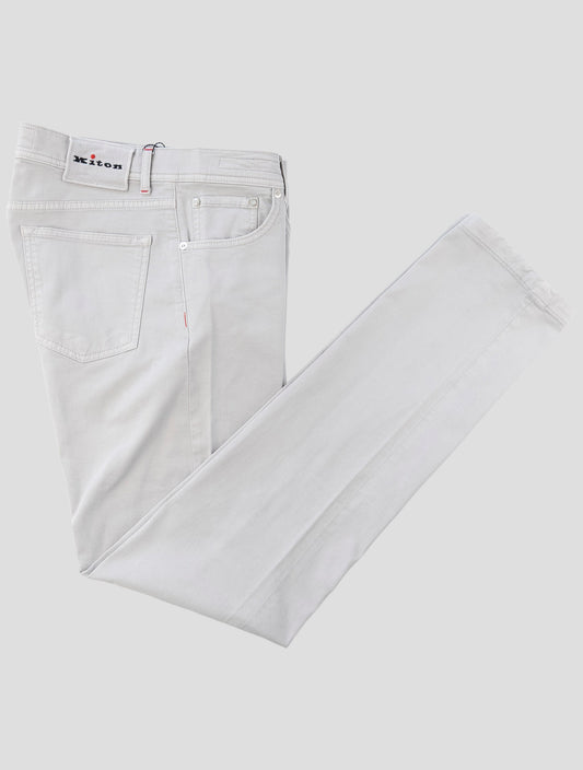 Kiton Blue Cotton Ea Jeans