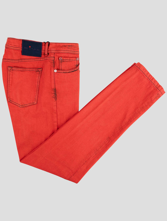 Kiton Red Cotton Ea Limited Edition 05 OF 146 Jeans