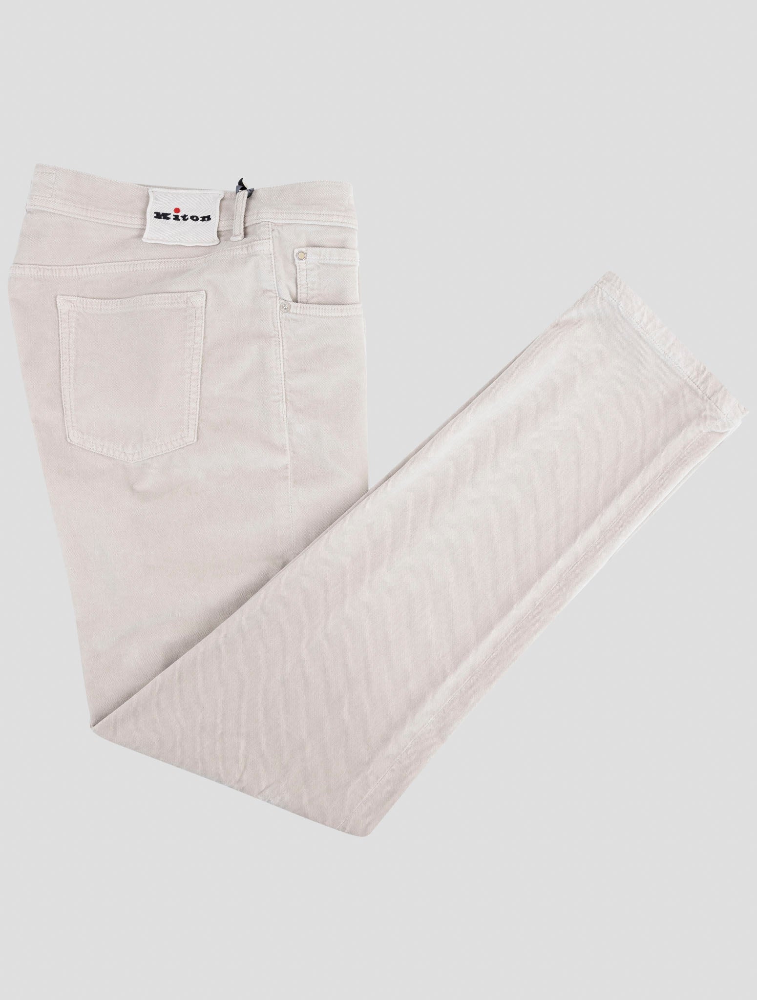 Kiton Brown Cotton Ea Jeans