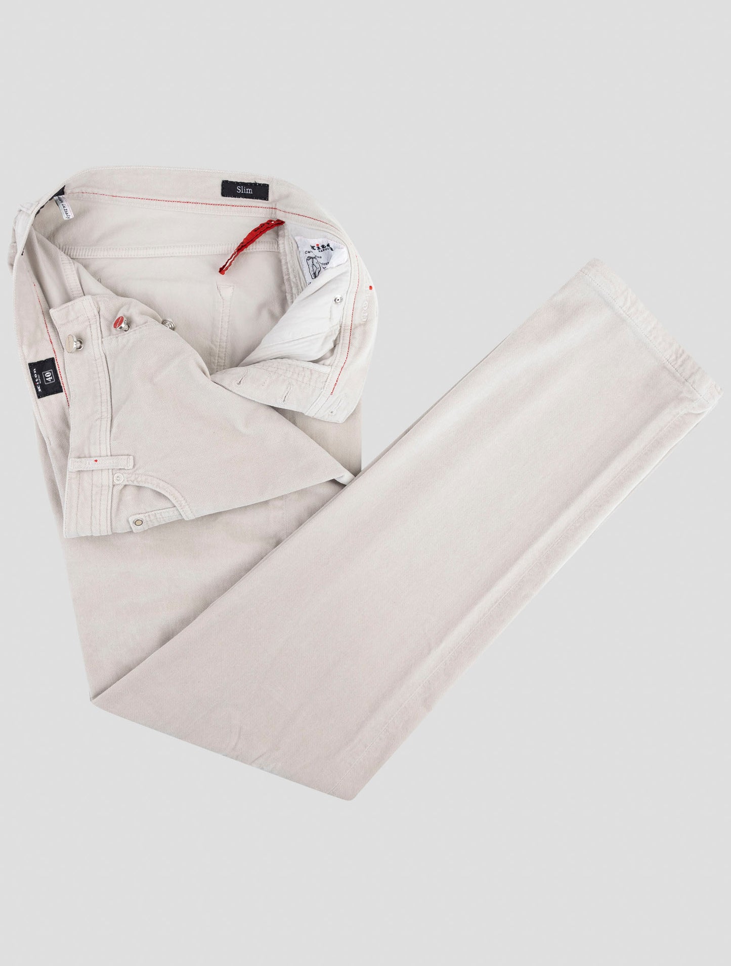 Kiton Brown Cotton Ea Jeans