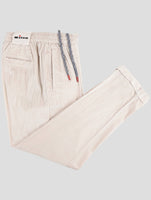 Kiton Beige Cotton Velvet Pants