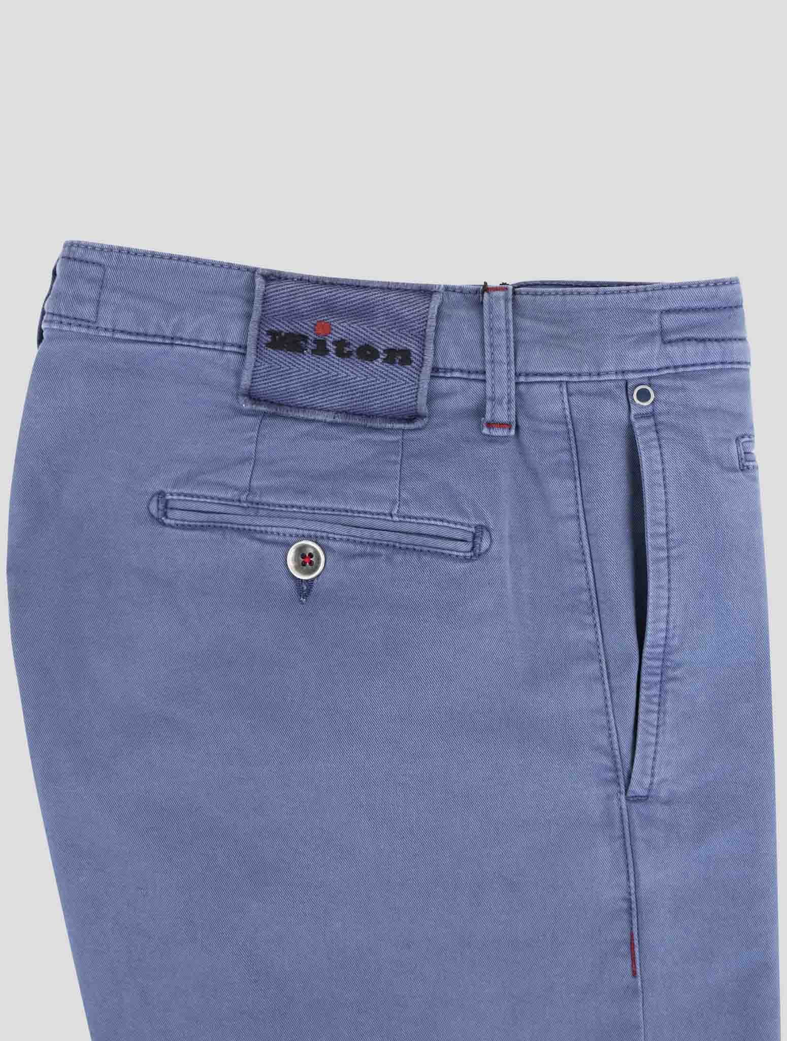 Kiton Blue Cotton Ea Jeans