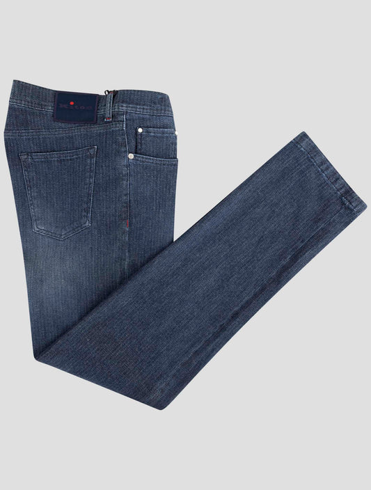 Kiton Blue Cotton Ea Jeans