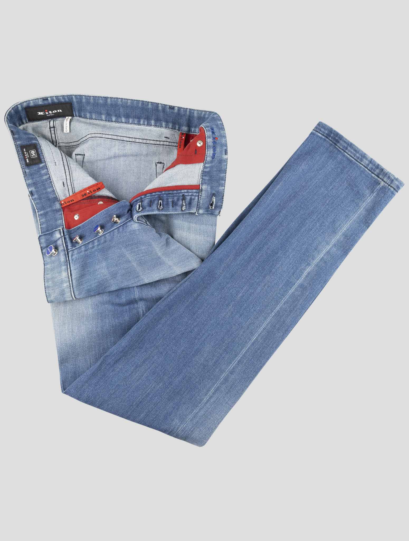 Kiton Denim Cotton Ea Jeans