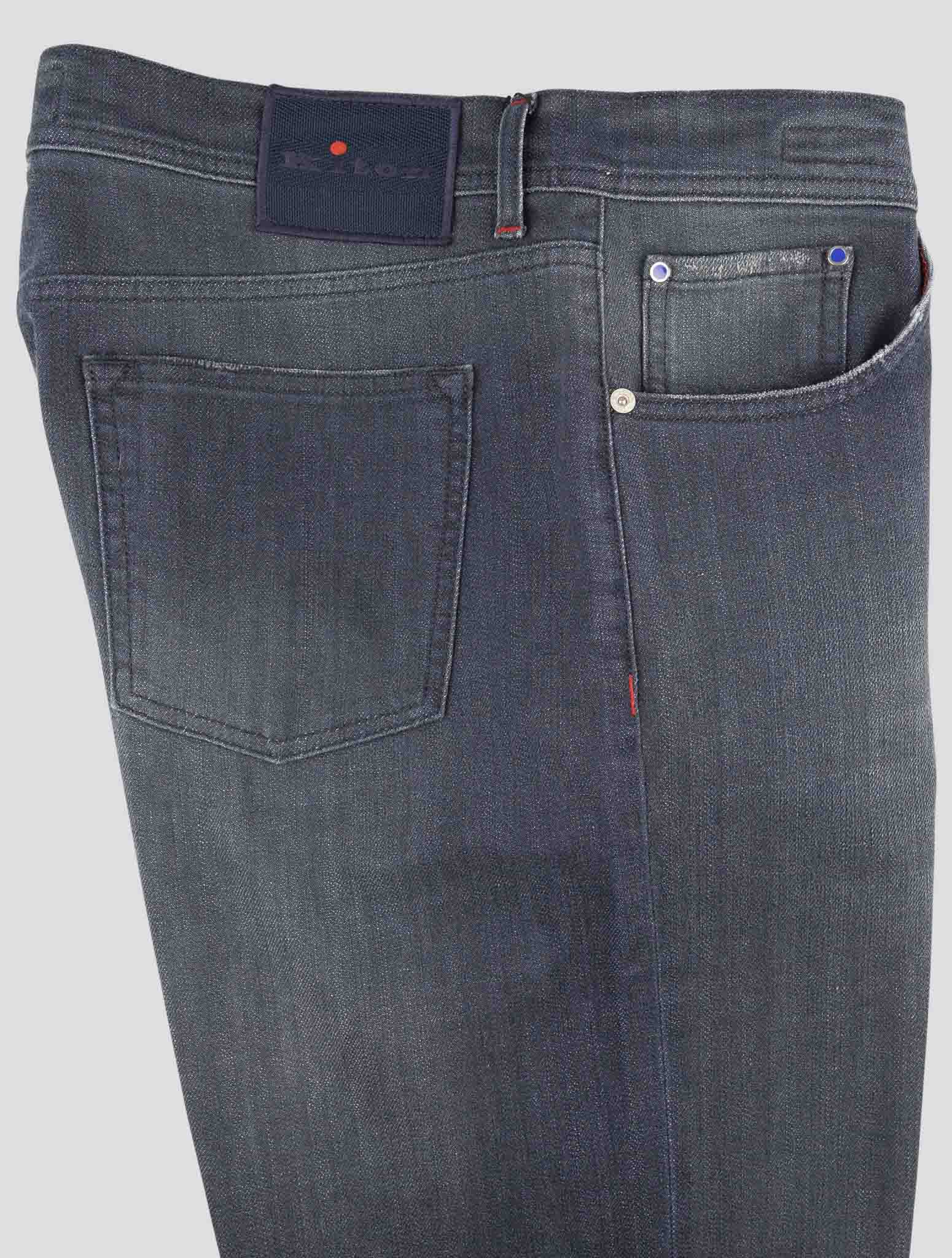 Kiton Blue Cotton Ea Jeans