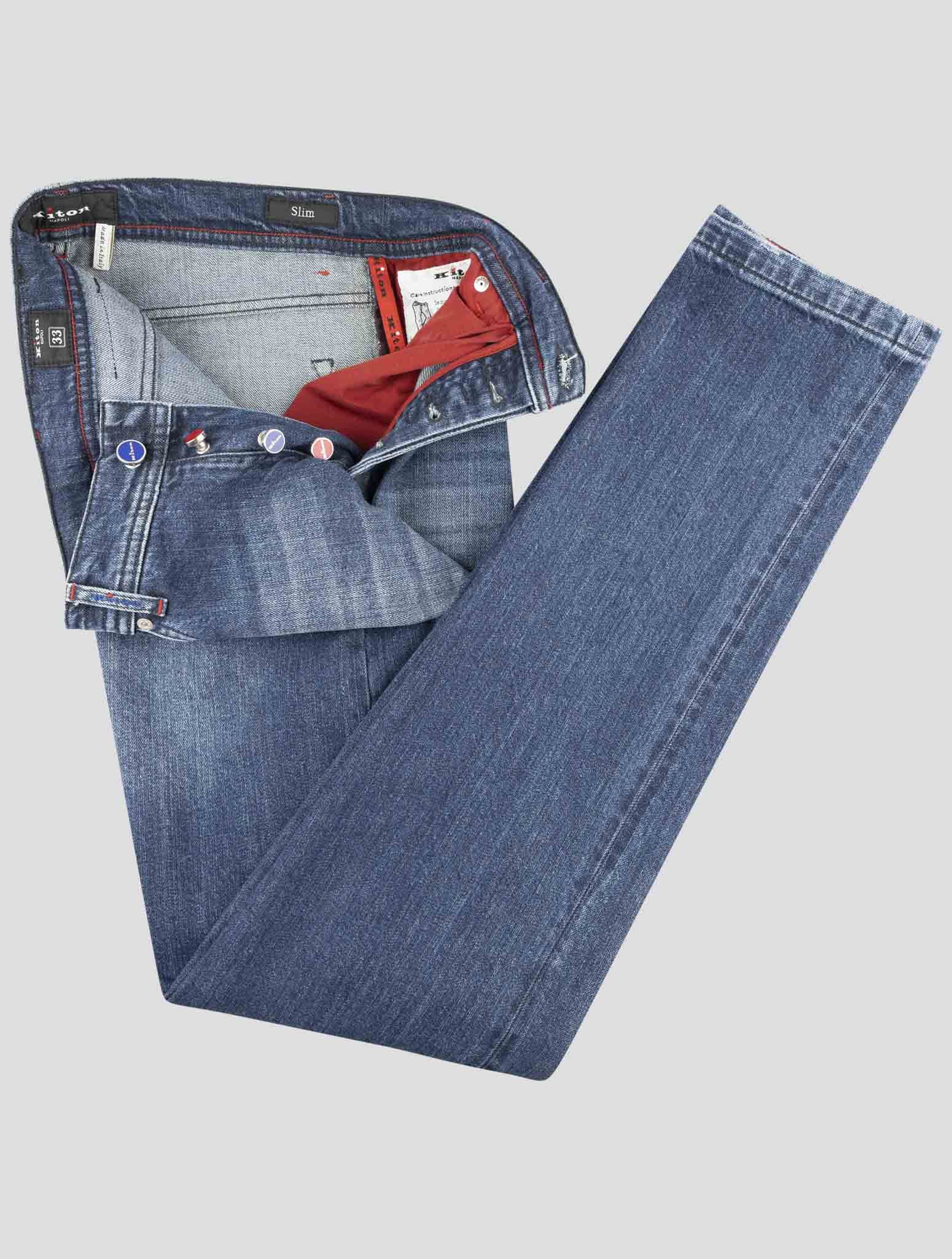 Kiton Denim Cotton Ea Jeans