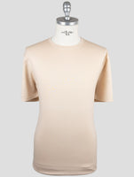 Kiton Beige Cotton Cashmere T-Shirt