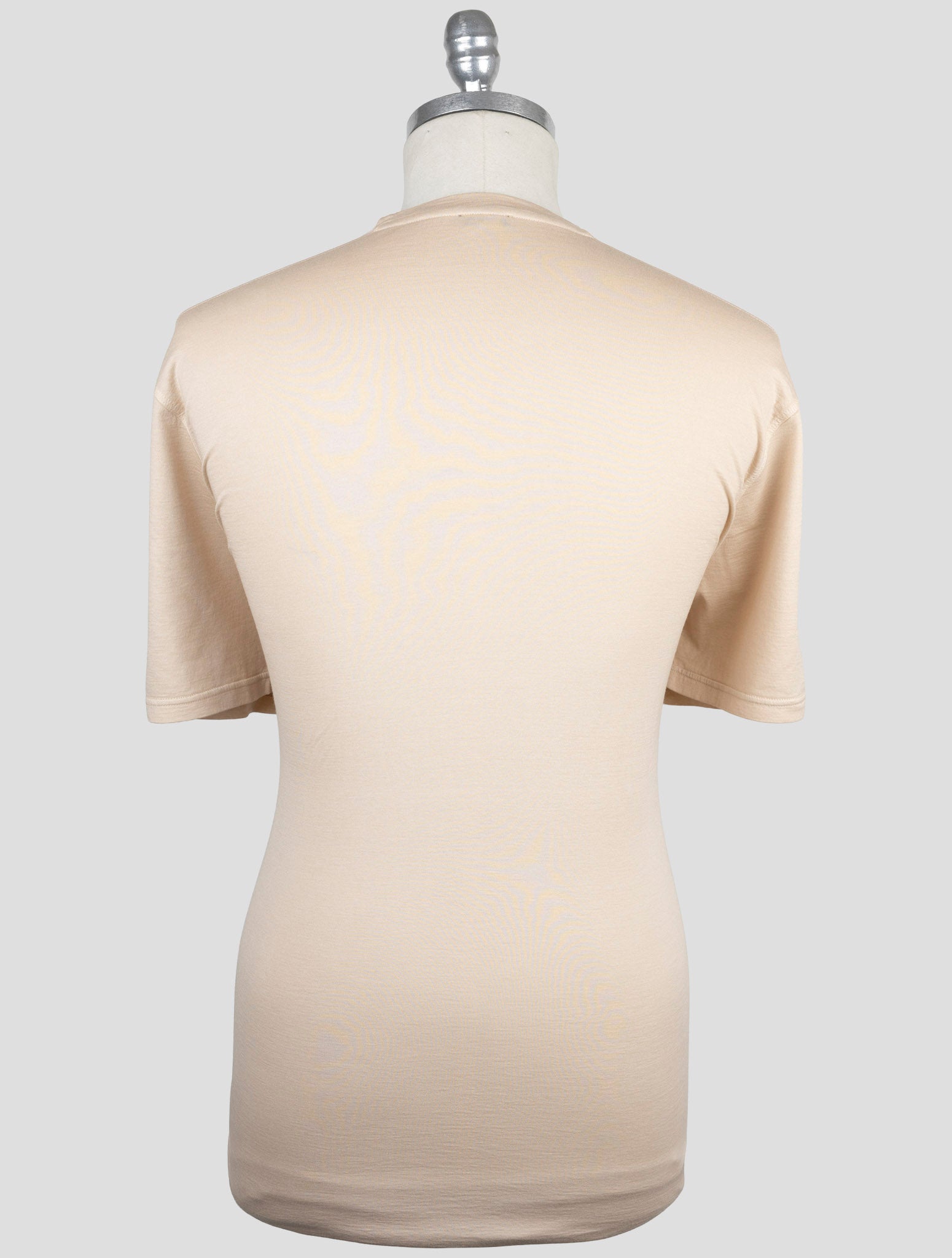 Kiton Beige Cotton Cashmere T-Shirt