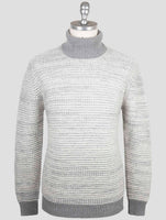 Kiton Gray Cashmere Sweater Turtleneck