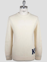 Kiton Beige Cashmere Sweater Crewneck