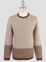 Kiton Beige Cashmere Sweater Crewneck