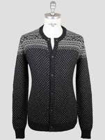 Kiton Dark Gray Cashmere Sweater Cardigan