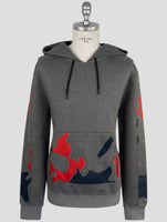 Kiton Knt Gray Viscose Ea Sweater Hoodie