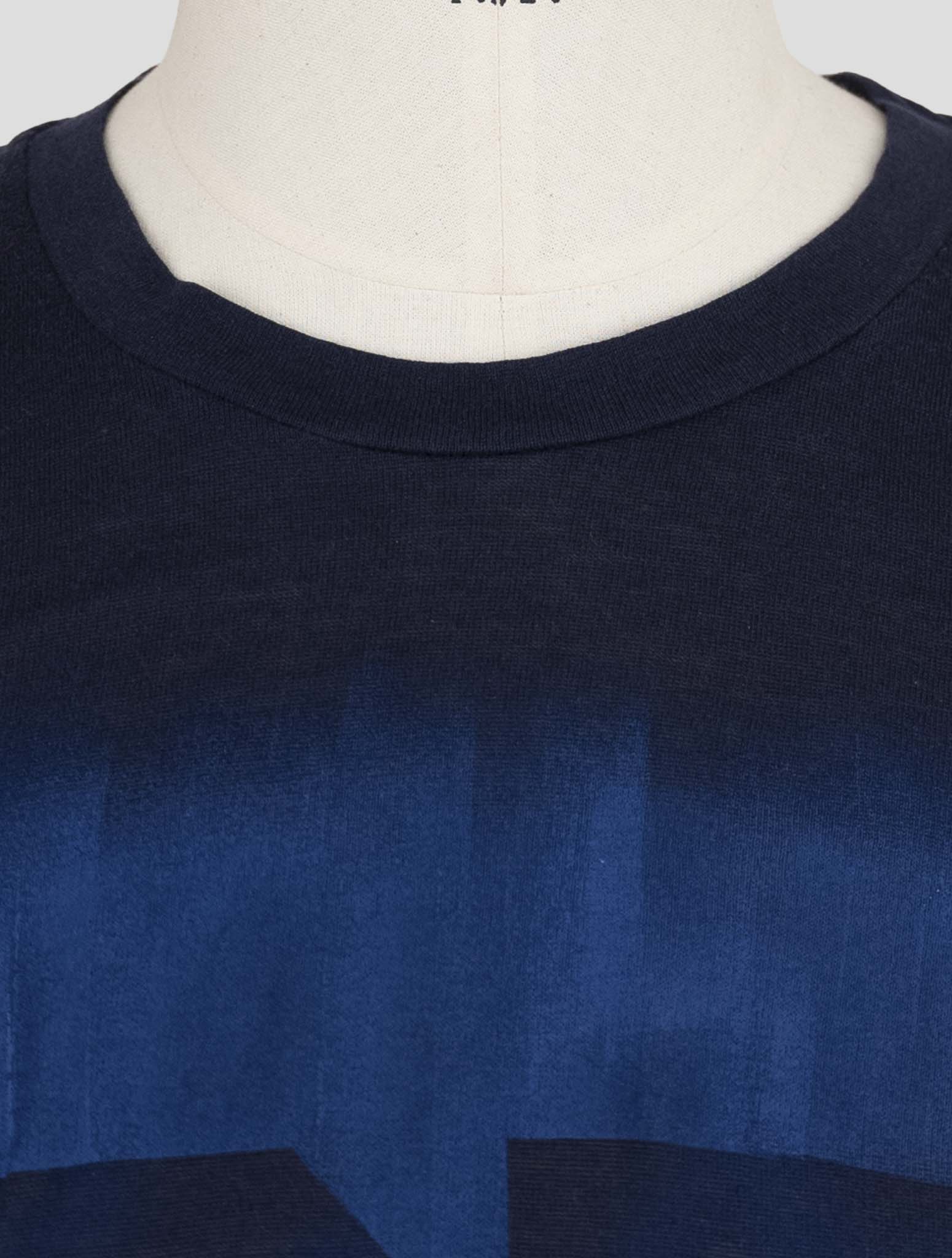 Kiton Knt Blue Cotton T-Shirt